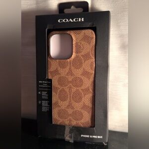 Coach I Phone 15 Pro Max Case